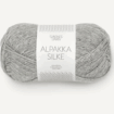 AlpakkaSilke - 1042 Light Grey Melange